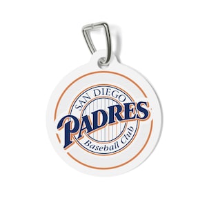 San Diego Padres, Dog Tag, Custom, Pet Tag, MLB Team, Baseball, ID Tag, Dog, Cat Tags, Personalized Pet Tags, Custom Pet Name
