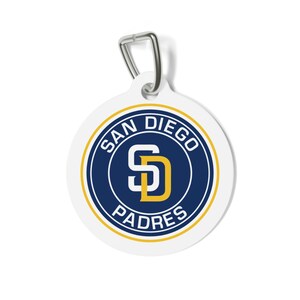 San Diego Padres, Dog Tag, Custom, Pet Tag, MLB Team, Baseball, ID Tag, Dog, Cat Tags, Personalized Pet Tags, Custom Pet Name