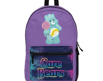 Mochila colorida dos Ursinhos Carinhosos: Mochila infantil para escola e viagens