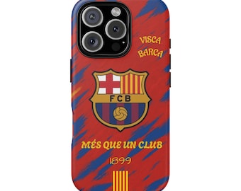 Funda para iPhone del FC Barcelona: "Més Que Un Club" Regalo para fans del Barça