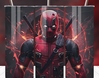 Diseño PNG para envolver vasos con temática de superhéroes: Diseño de cómic (Descarga digital)