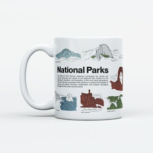 National Park Modern Mug, National Park Drink wear, Mug for National Park Lovers