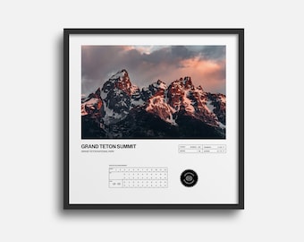 Grand Teton Summit Certificate