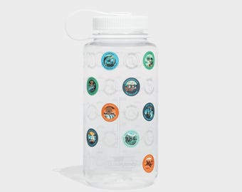 Fifty States Sticker Bottle with Stickers Nalgene, Checklist Bottle with Stickers, USA Travel Gift, 32 oz