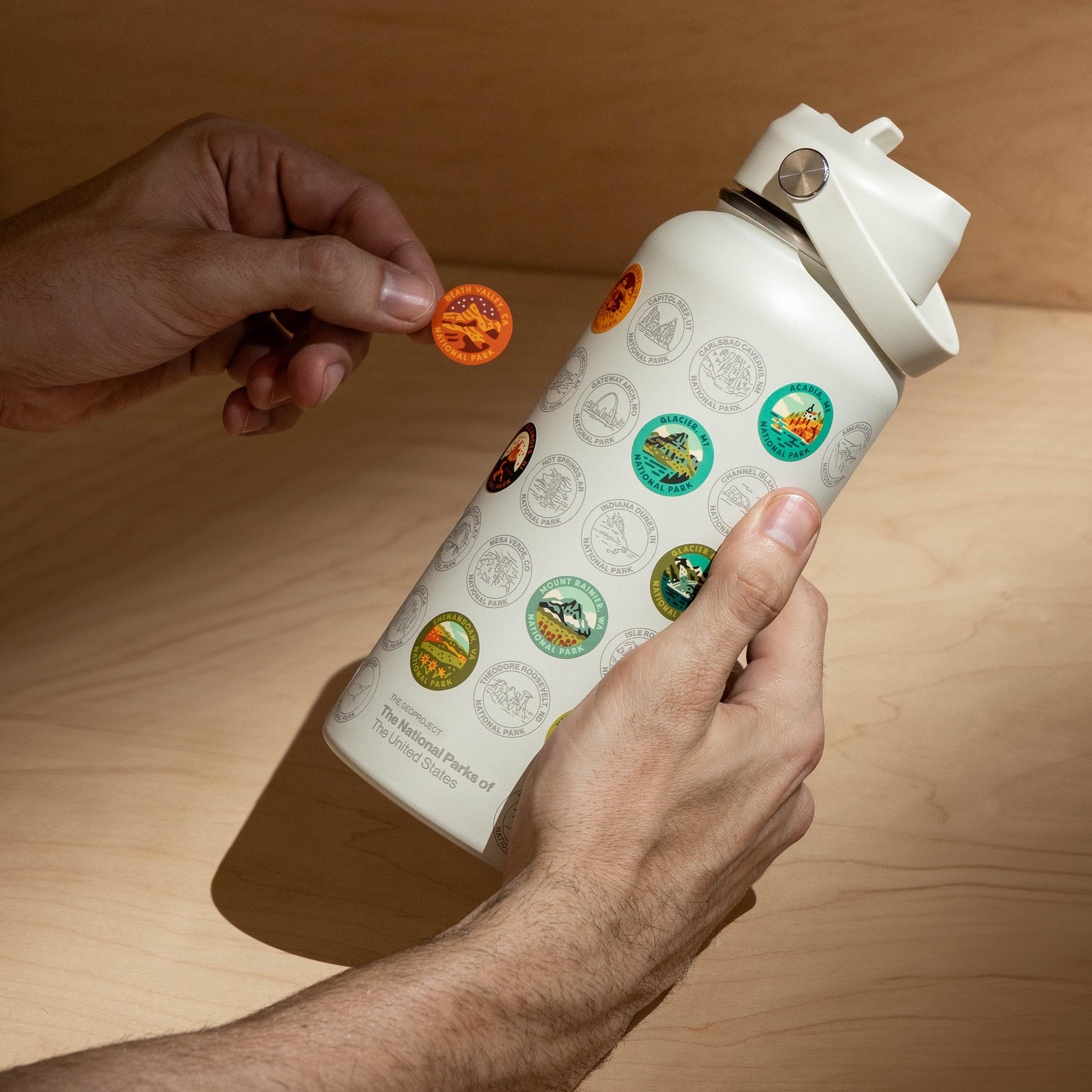 Stainless Steel Water Bottle Stickers