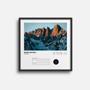 Mount Whitney Certificate