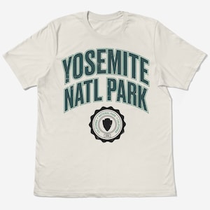 Yosemite Nationalpark Vintage T-Shirt, Reisebekleidung, Varsity T-Shirt