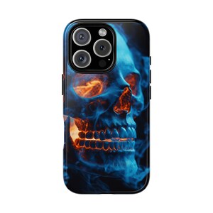 Gothic Skull Phone Protector | Tough Cases for Skull Lovers, Unique Gift for Halloween, Dark Phone Cover, Edgy Accessory, Gothic Design