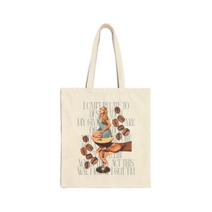 Espresso  Canvas Tote Bag, Sabrina Carpenter Inspired