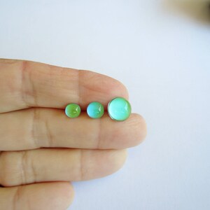 Mood Earrings-Mood Studs-Color Change-3 Sizes-Best Seller image 6