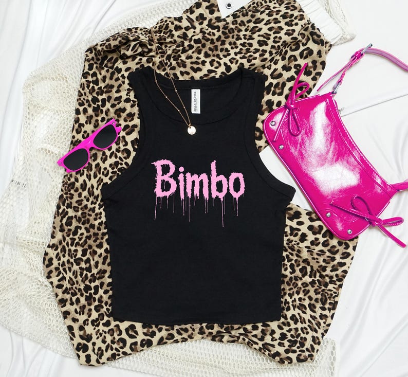 Bimbo micro rib racer tank top, Y2K bimbocore aesthetic, 2000s fashion, Ribbed racer tank top, bimbo aesthetic, Y2K fashion essential image 12