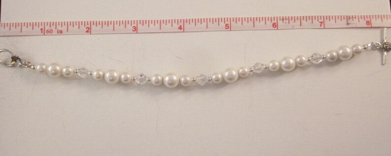 Bridal Bracelet Sterling Silver Bracelet White Shell Pearls - Etsy
