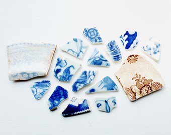 Asian porcelain shard framed charms photos 72