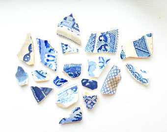 asian porcelain shard framed charms Asian porcelain shard framed charms