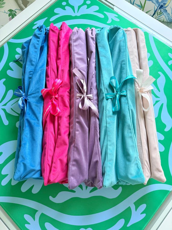 Velvet Mahjong Rack Bag