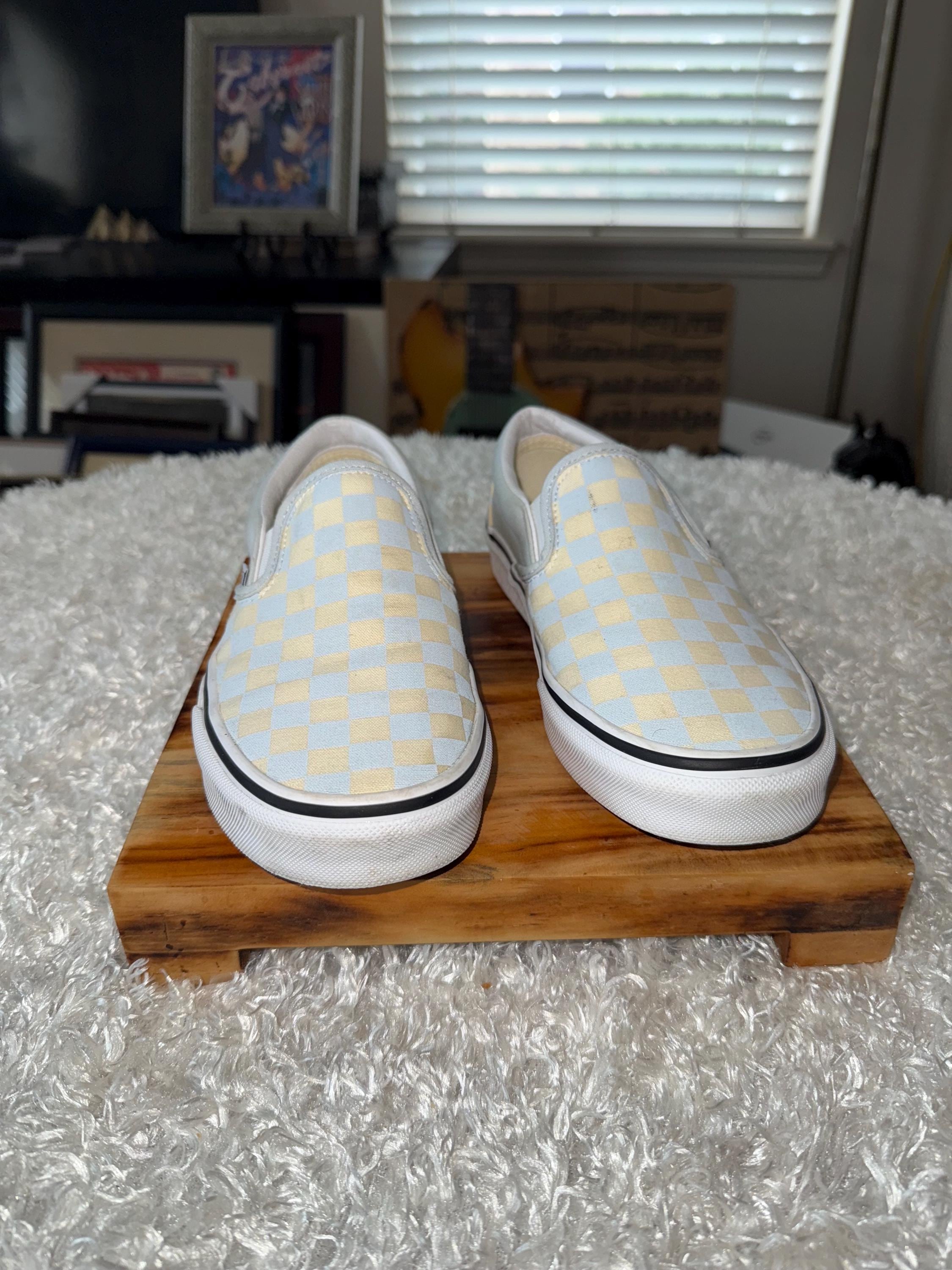 Cheap Vans Louis Vuitton Yellow Checkered Vans Vans Range