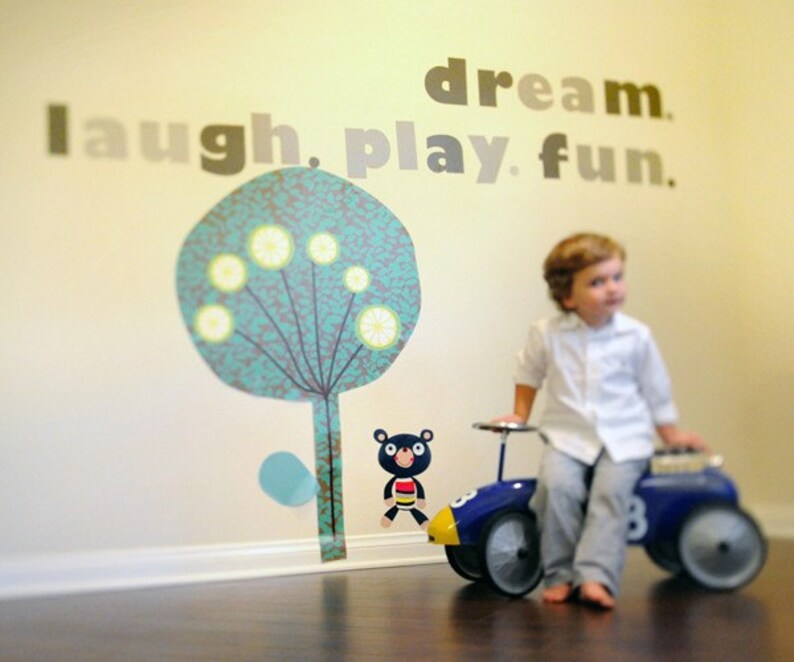 Alphabet Reusable Fabric Wall Decals by Pop & Lolli Etsy