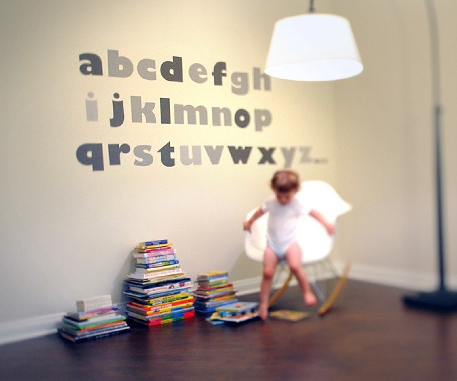 Alphabet Reusable Fabric Wall Decals by Pop & Lolli Etsy