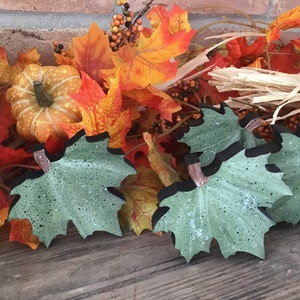 Fall leaf wood block, tiered tray decor, decor,rustic, decor,farmhouse decor, farmhouse decor, fall decor, fall tier tray decor