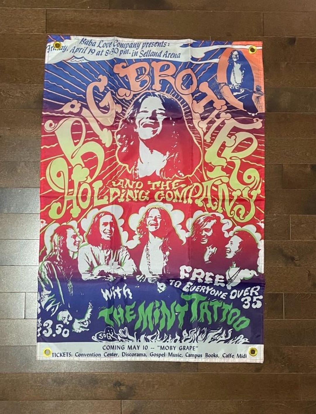 Big Brother and Janis Joplin Tapestry/poster - Etsy