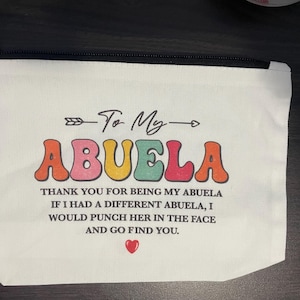 Abuela cosmetic bag / pencil bag