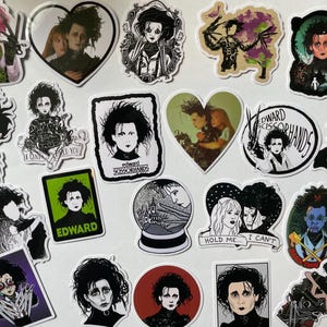 Tim Burton Inspired Stickers: Classic Movie set of 21