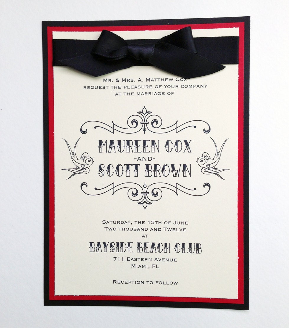 Inked - Invitaciones de boda para tatuajes - Etsy México, image size:979x1109