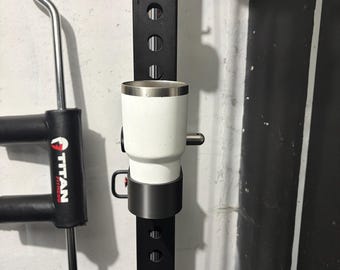Squat Rack Drink & Phone Holder