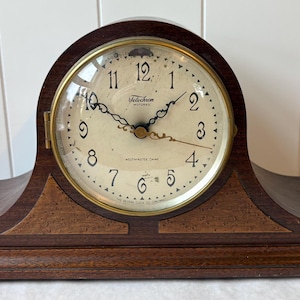 Antique Mahogany Wall Clock - Etsy