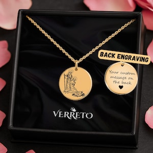 Heilige kerststal ketting munt, hanger heilige familie medaille, katholiek kerstcadeau, adventssieraden, Onze-Lieve-Vrouw Sint-Jozef