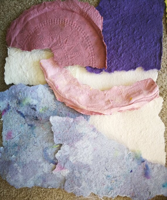 Recycled Paper Decorative Handmade in Canada Art Supplies Etsy