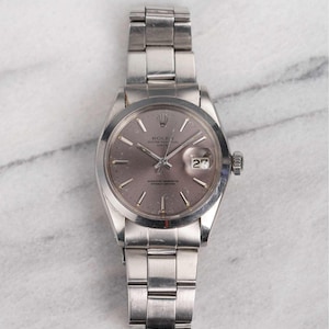 Vintage Rolex Oyster Perpetual Reference 1500 Lavender Dial Automtic 34mm Case