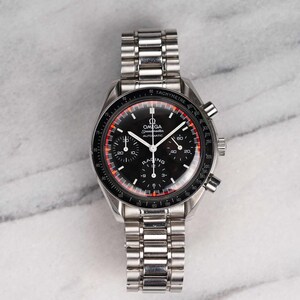 Vintage Omega Speedmaster Racing Dial 1990s Automatic Chronograph 39mm Case