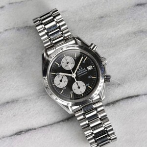 Omega Speedmaster Reduced Automatic Chronograph Black Panda Dial 39mm Case