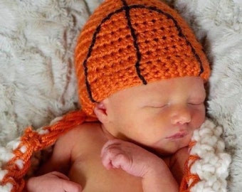 Baby Basketball Costume Crochet Pattern, Newborn Basketball Outfit, Sports Baby Photography Prop, Crochet Baby Costume Pattern, Instant