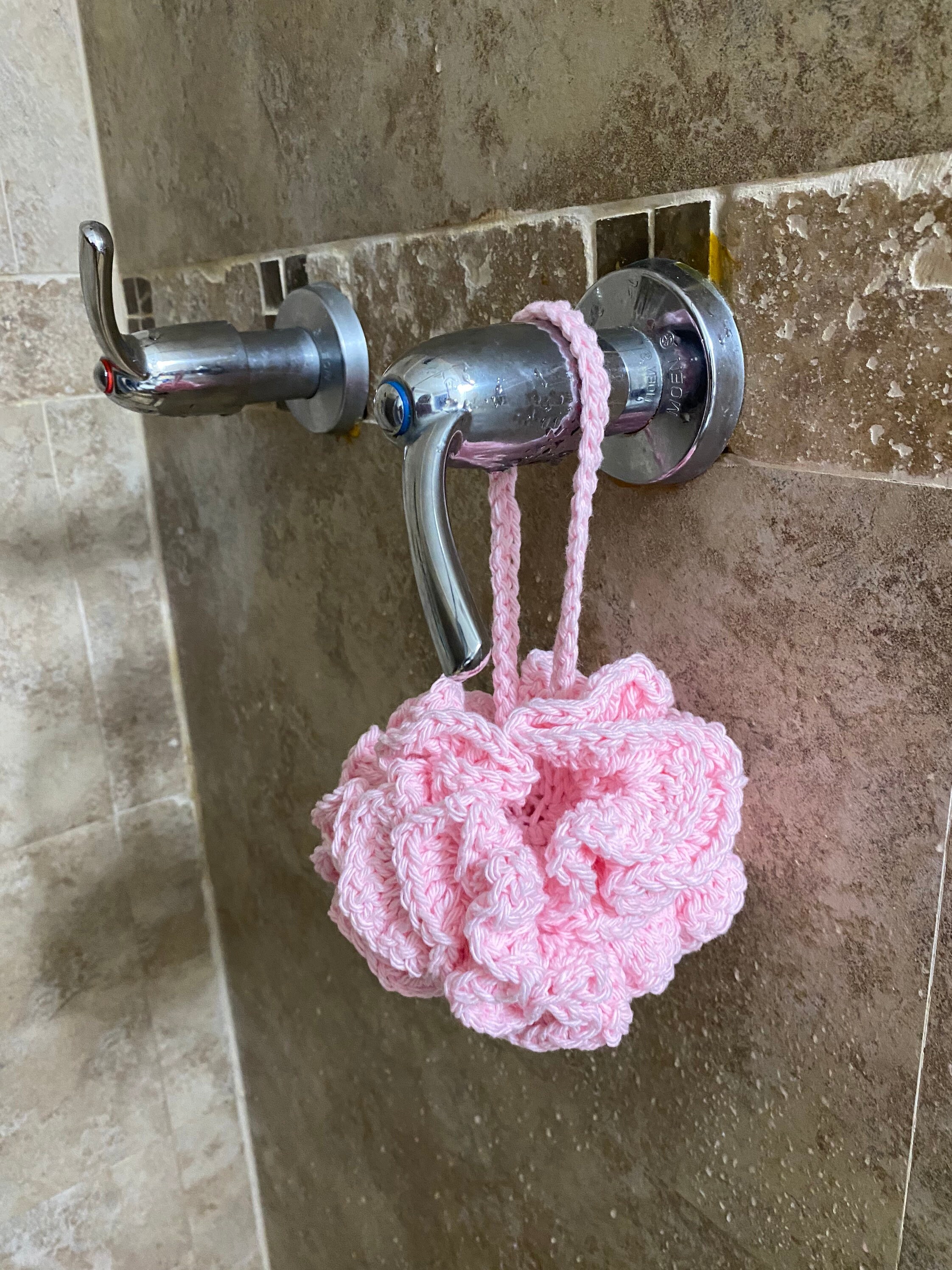Shower Poof Bath Pouf Plastic Free Bath Pouf Cotton Etsy