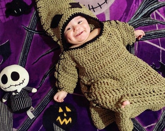 Oogie Boogie , Newborn Oogie , Nightmare Before , Christmas , Baby Costume , Halloween Photo , Newborn Prop , Tim Burton Ghost