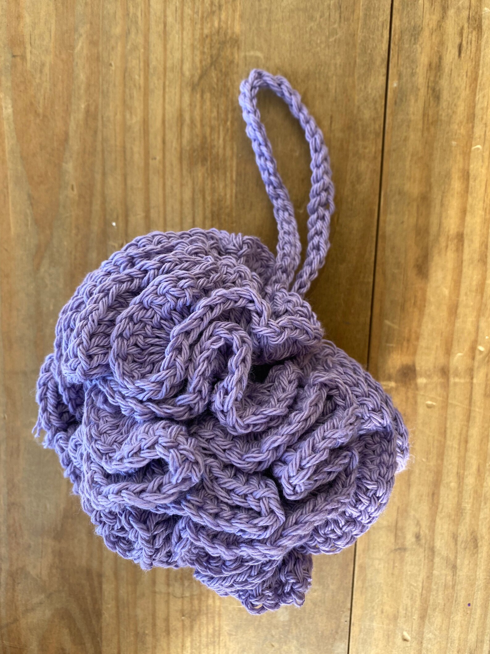 Shower Poof Bath Pouf Plastic Free Bath Pouf Cotton Etsy