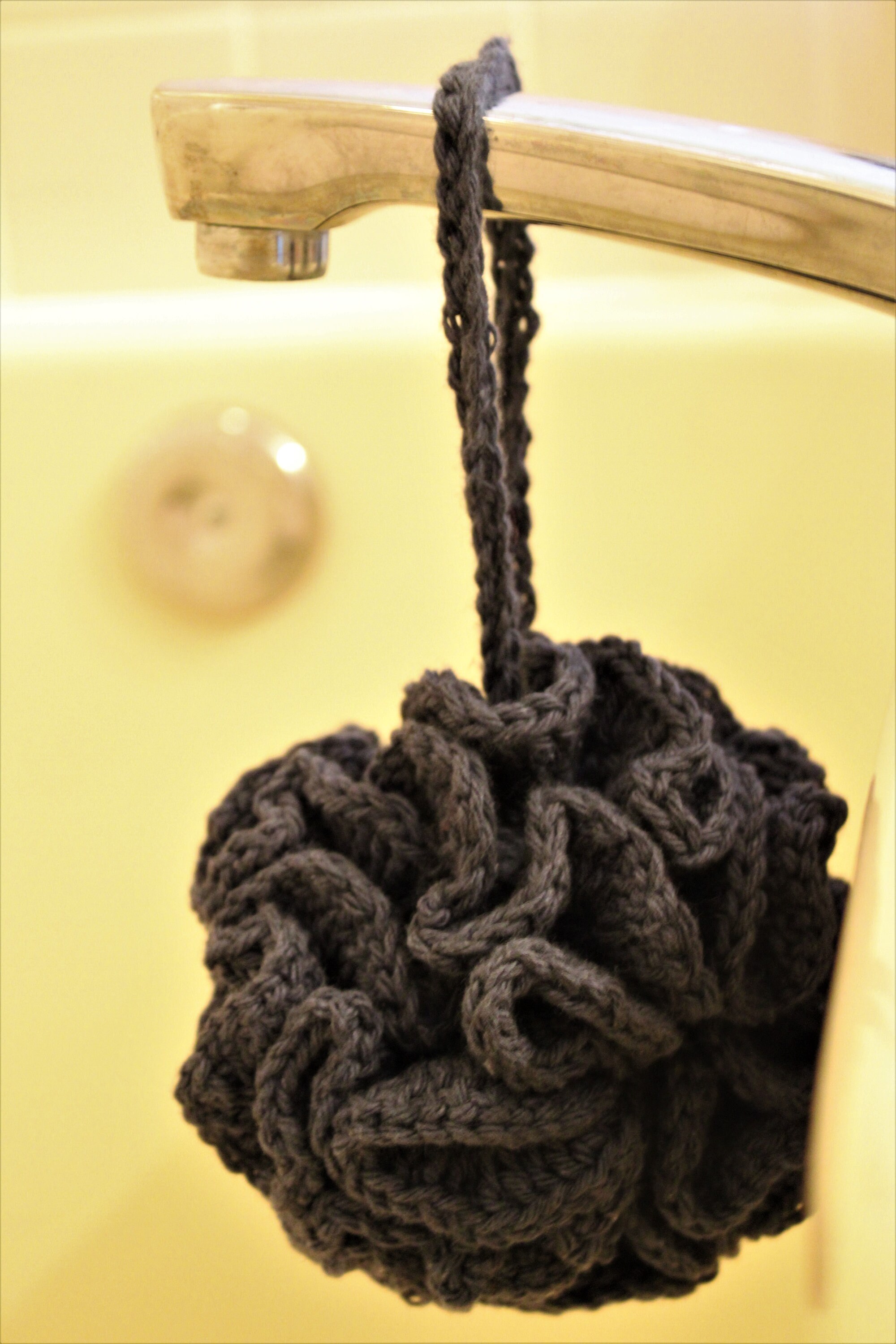 Shower Poof Bath Pouf Plastic Free Bath Pouf Cotton Etsy