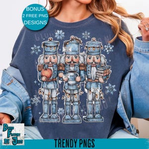 Denim lärare Cottagecore nötknäppare png Denim snöflinga jul söt vinternötknäppare png lärare julskjorta design god lärare png