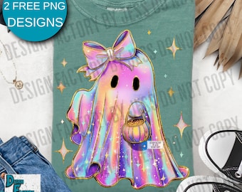 Cute Retro Neon Ghost Halloween Png, Boo Ghost Shirt Png, Retro Trendy Neon Spooky Vibes Png, Cute Boo Ghost Png, Colorful Halloween Png