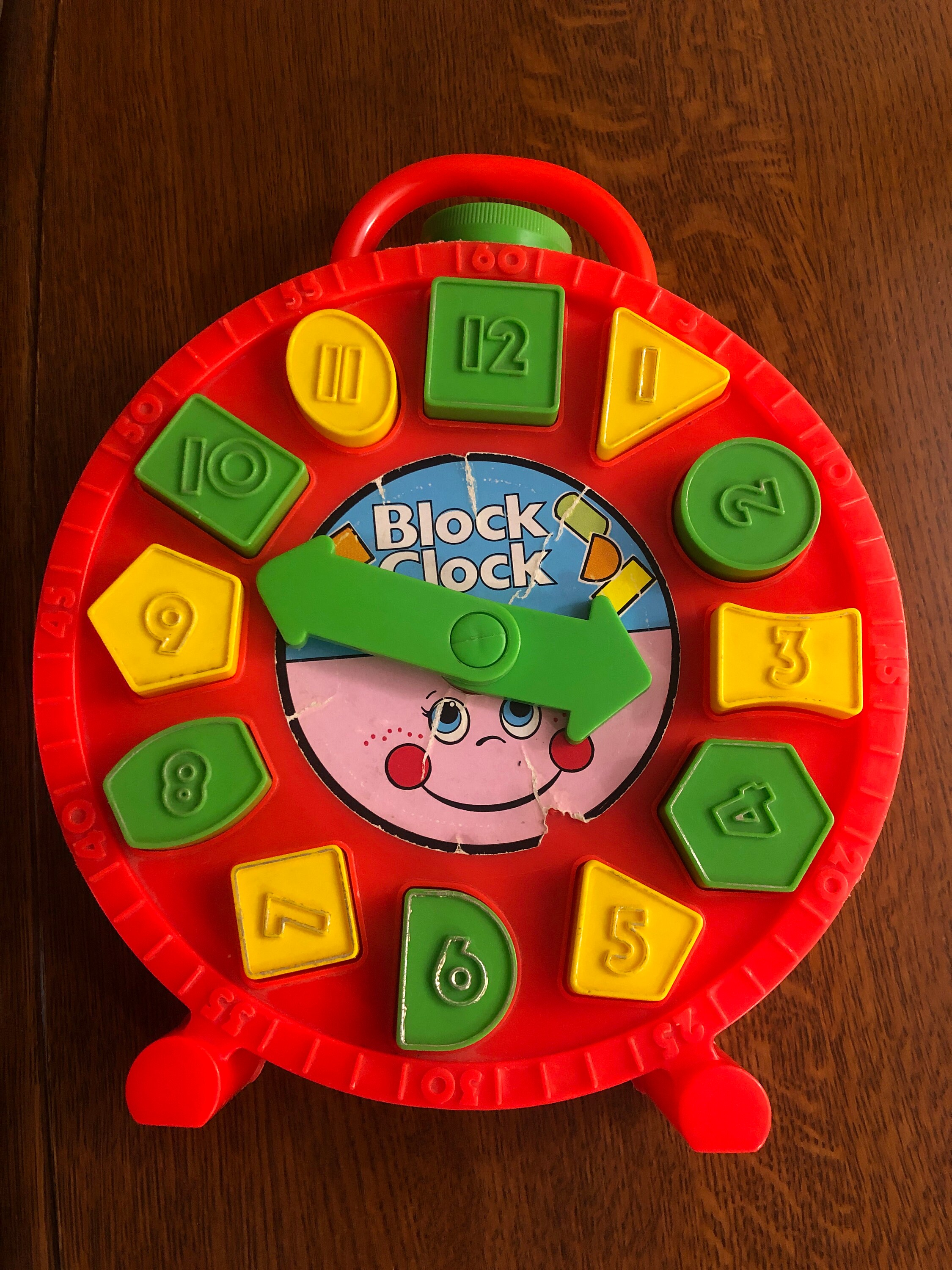 Block Clock, Puzzle, by Amloid, Usa-made, Vintage 80's - Etsy