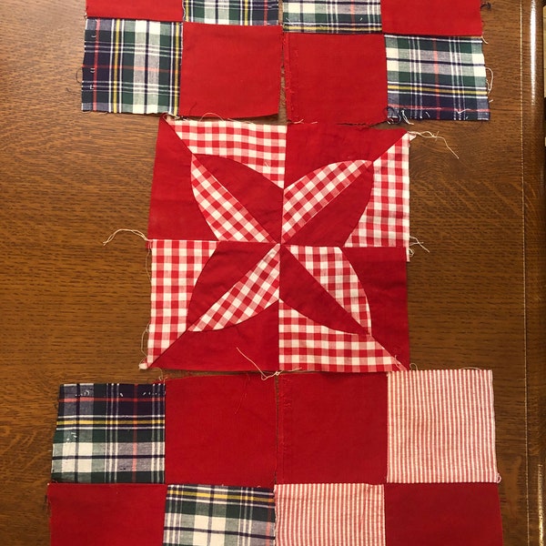 Antique Quilt Blocks Etsy