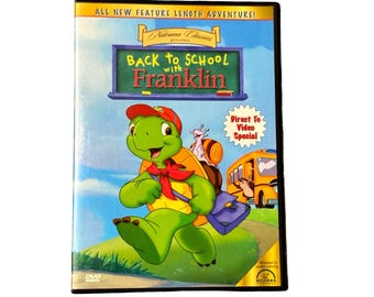 Back to School with Franklin DVD Nelvana Classics Animated Kids Movie 2003 G
