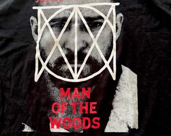 Justin timberlake "man of the woods" tour t-shirt. black unisex sz xl 2018