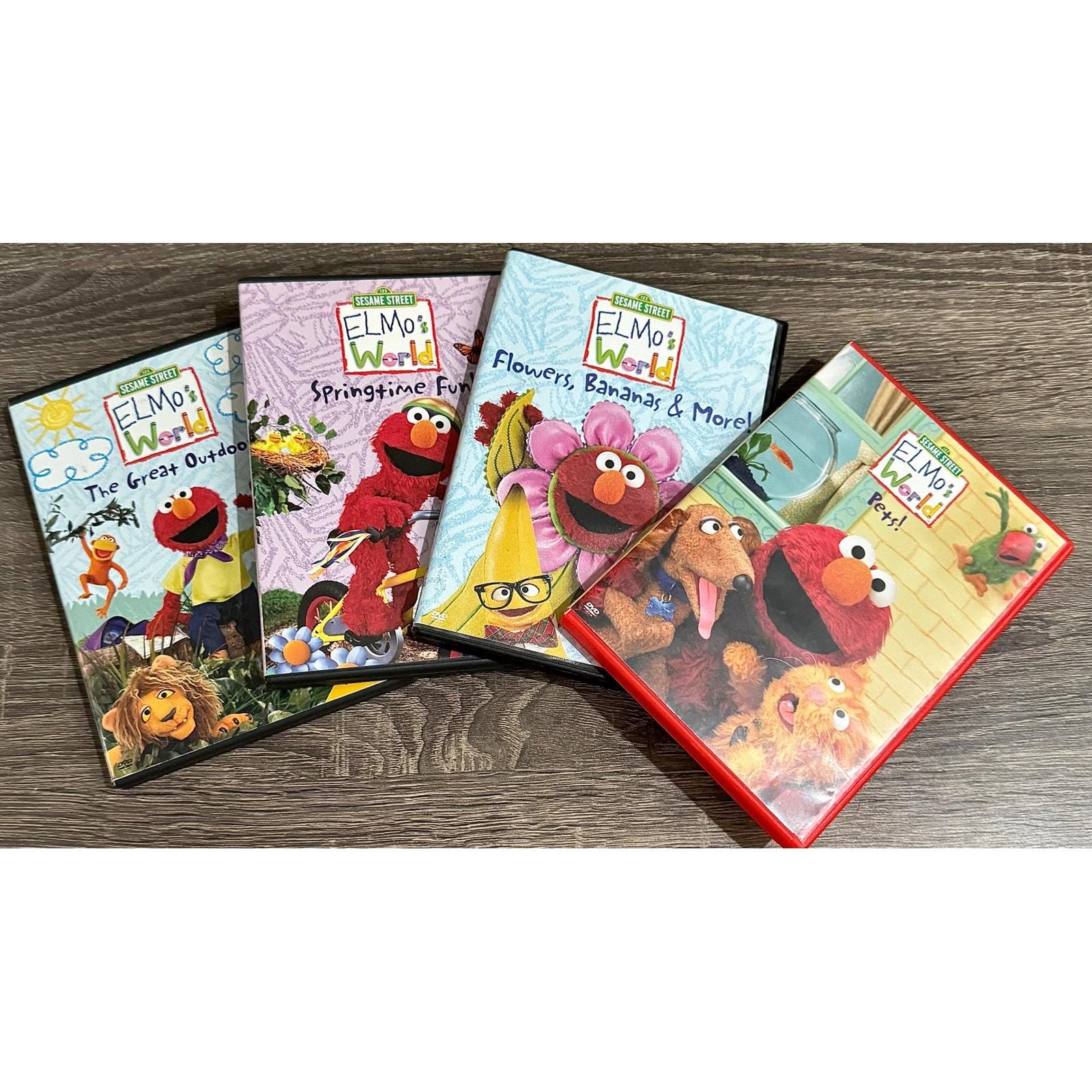 Sesame Street Elmos World DVD 4 - Movie Lot - All Working With 