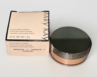 Mary Kay Mineral Powder Bronzer /Foundation Bronze 1 Retired Opened For Pics New