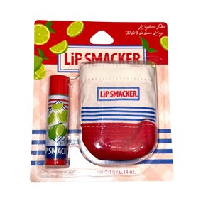Lip Smacker Key Lime Pie Lip Balm and Keychain Pouch Set Limited Edition