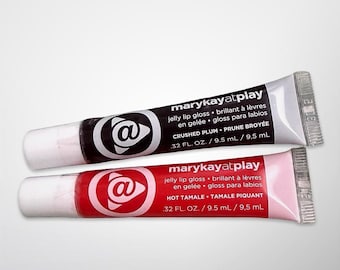 Set de brillos labiales Mary Kay At Play Jelly: Crushed Plum, Hot Tamale (Descatalogado)