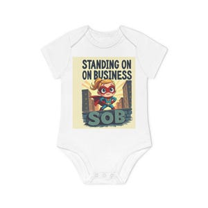 Superhero Baby Bodysuit - Organic Cotton, Cute Infant Outfit, Baby Shower Gift, Funny Baby Onesie, Toddler Clothing